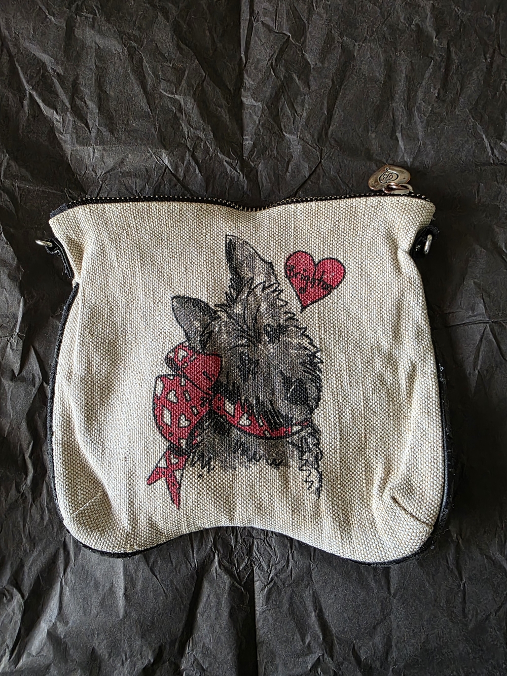 Brighton Beige Canvas Zip Bag